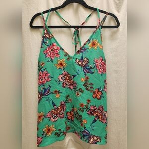 Daytrip Floral Strappy Tank SZ Med